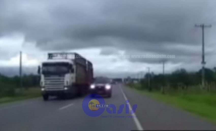 Denuncian maniobra imprudente de vehículo de la Senad