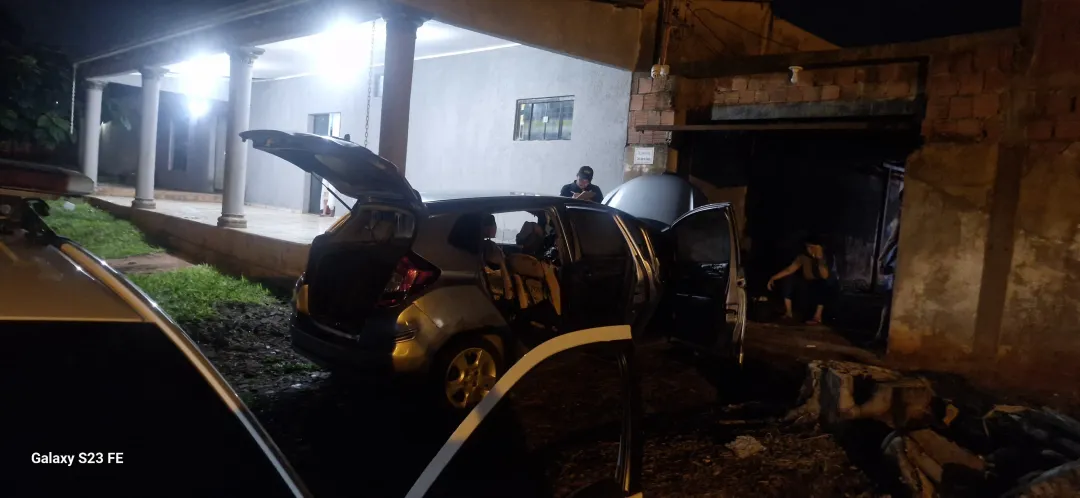 Reportan incineración intencional de vehículo en Pedro Juan Caballero