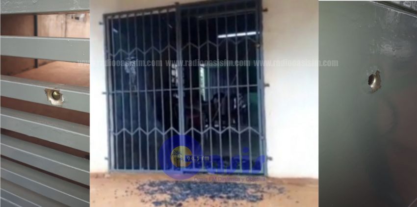 Disparan contra vivienda en Pedro Juan