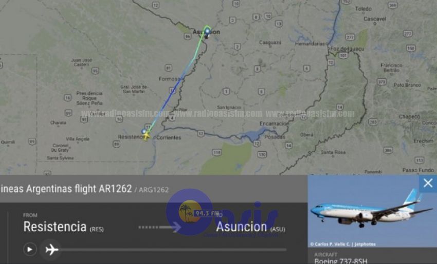 Tras desperfectos, vuelo en el que viajaban hijos de Marito llega a Asunción