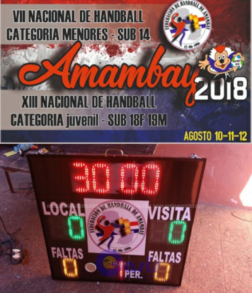 Cuenta Regresiva para el Nacional de Handball Sub 14 y Sub 18 en Amambay