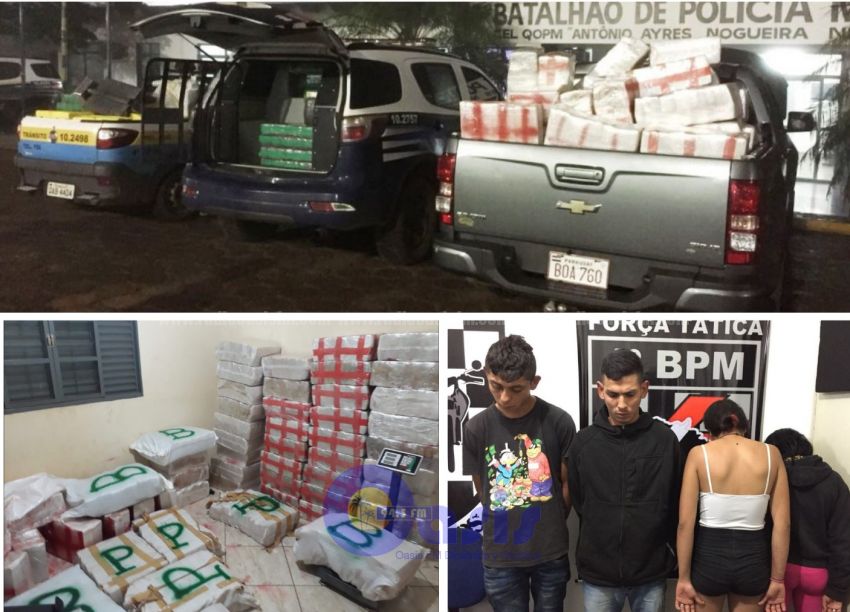Ponta PorÍ£: Policía incauta más de dos toneladas de marihuana en una vivienda