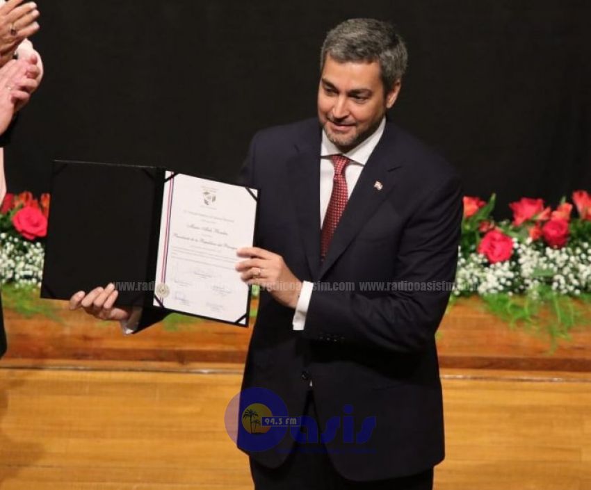 Acto de proclamación: Gobierno de Marito, "contra la impunidad"