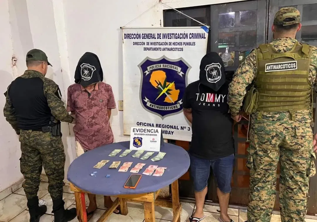 Tras allanamiento en casa de juegos de azar, dos hombres fueron detenidos