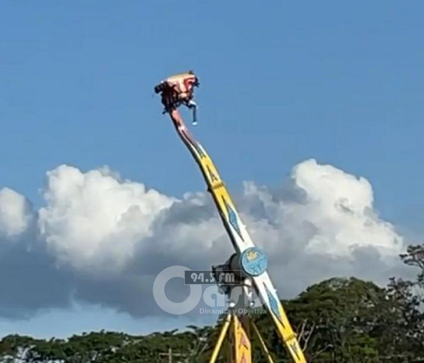 ¡De terror! Una joven quedó colgada de un kamikaze en Canindeyú
