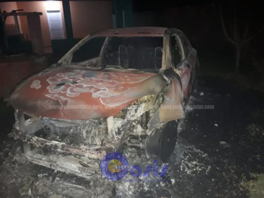 Hijo es acusado de quemar vehículo de la pareja de su padre en PJC