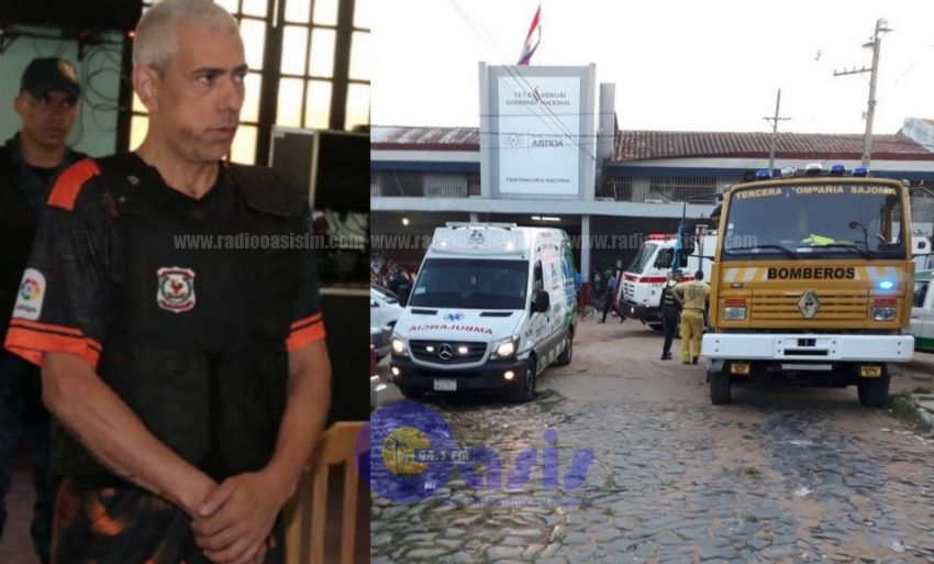 Asesino de Rafaat fue aislado por principio de incendio en Tacumbú