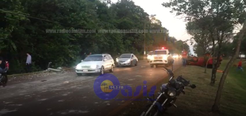 Muere tras accidente rutero en Hernandarias
