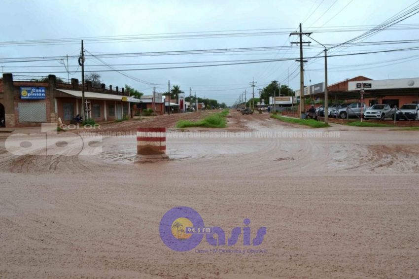 Lluvias complican la vida en el Chaco