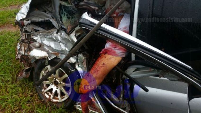 Grave accidente sobre ruta V deja un fallecido y varios heridos