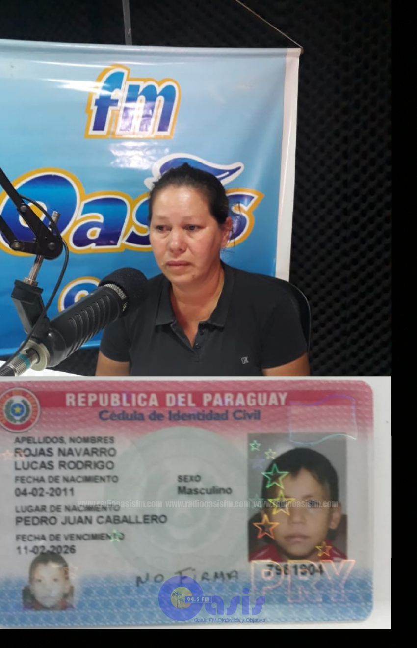 Urgente: Madre busca a su hijo