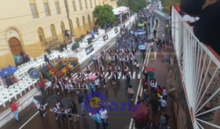 Concepcioneros celebran aniversario bajo la lluvia