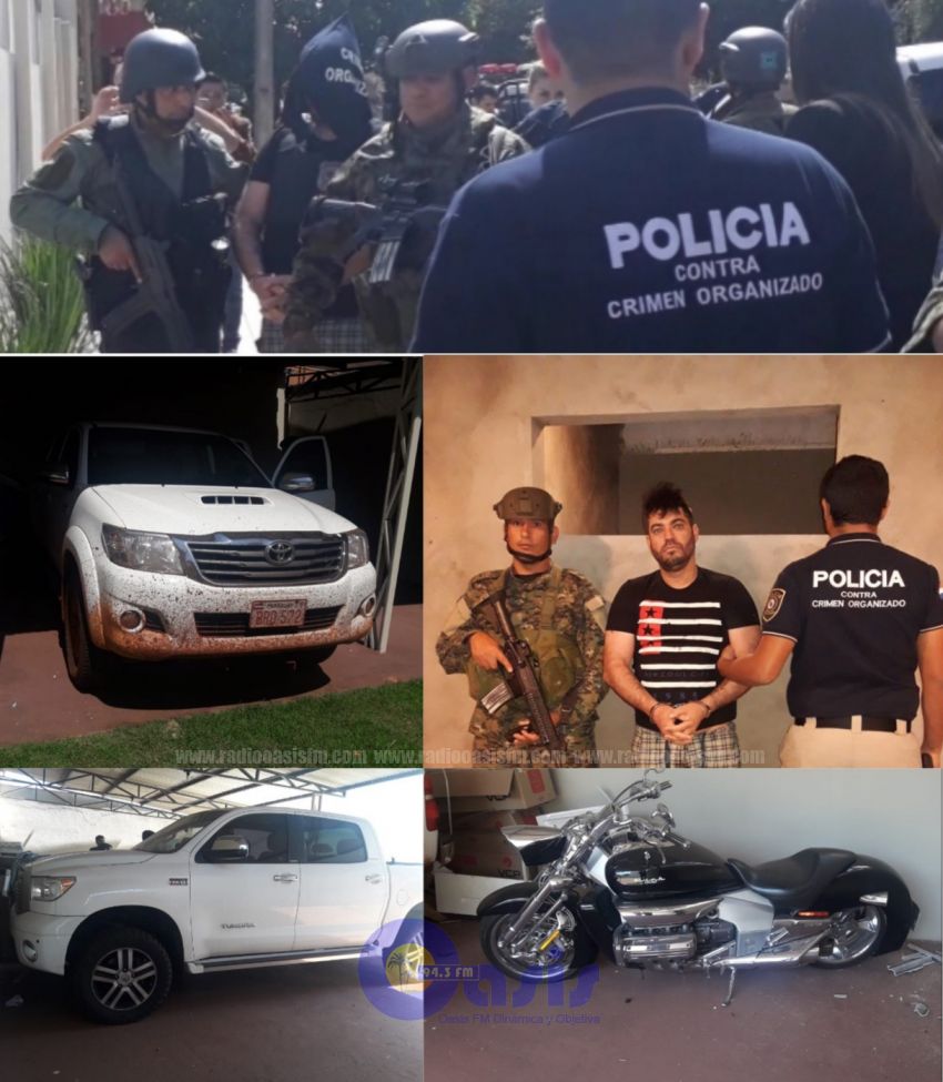 Incautan más evidencias luego de la detención de brasileño en segundo allanamiento en Pedro Juan