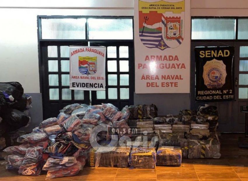 Senad incauta más de 643 kilos de marihuana por valor de USD 160.000