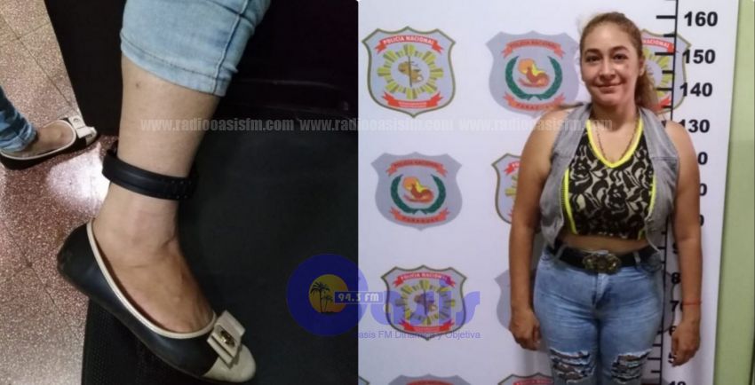 Detienen a una brasileña con tobillera electrónica en Pedro Juan