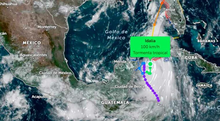 Cuba se prepara para el paso de la tormenta tropical Idalia