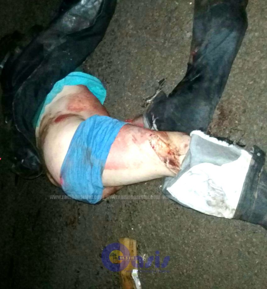 Accidente fatal  sobre la ruta V