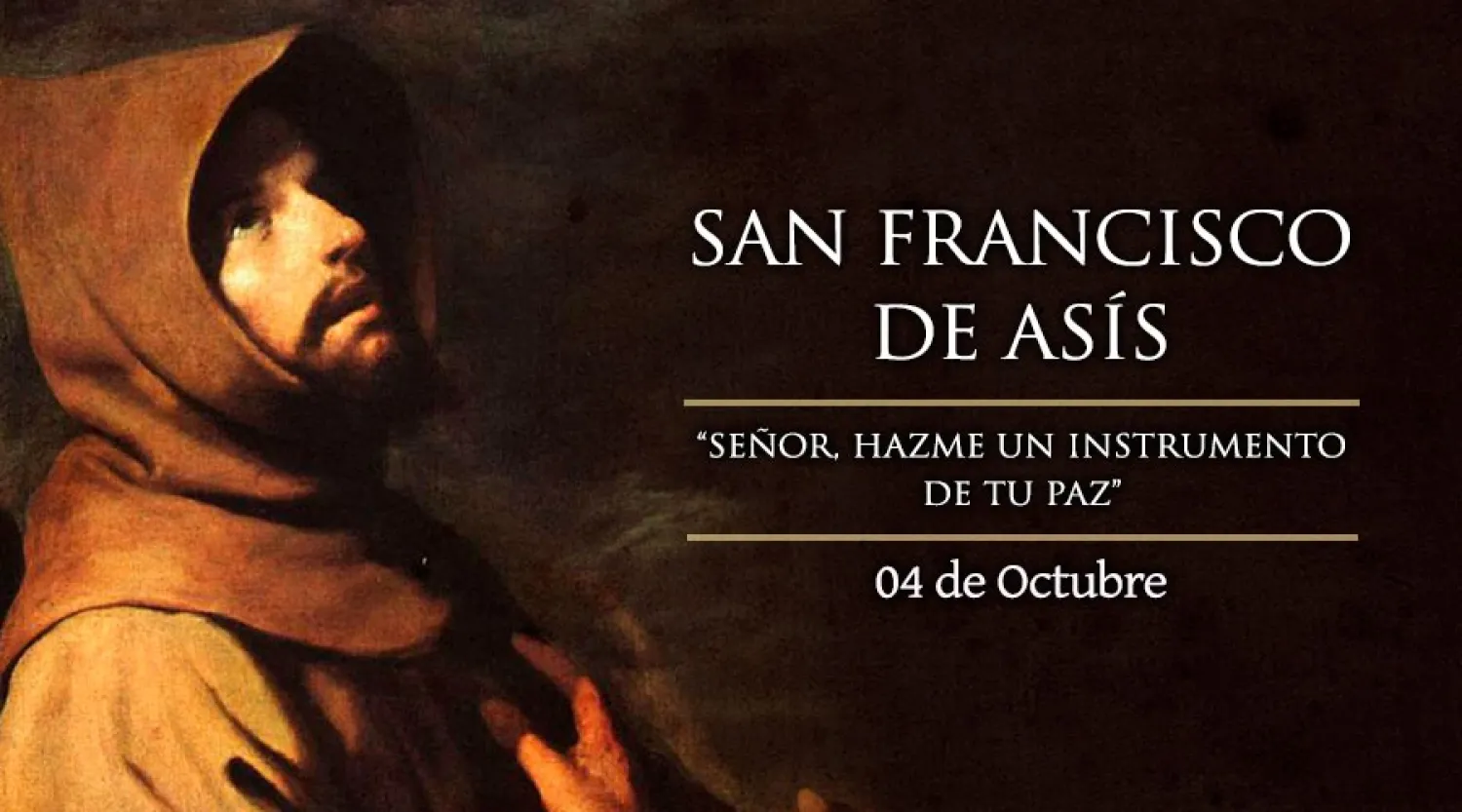 4 de octubre, día del patrono de los animales y el medio ambiente