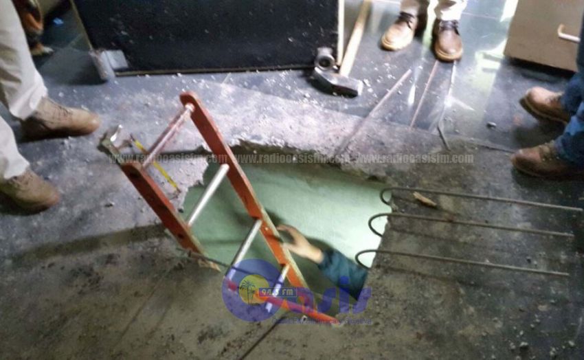 Detectan un túnel en local de un narco en Pedro Juan