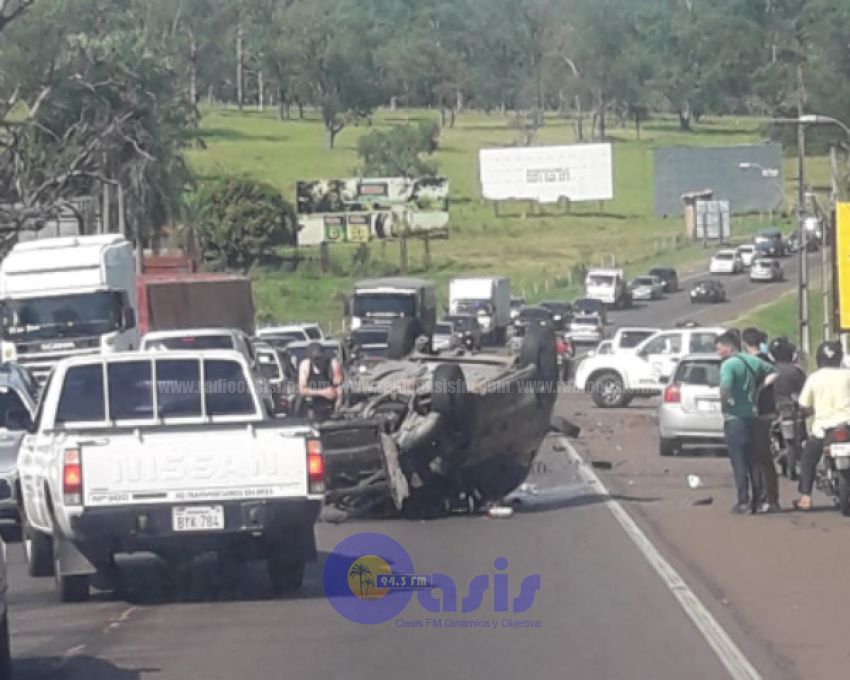 Grave accidente en Ruta II