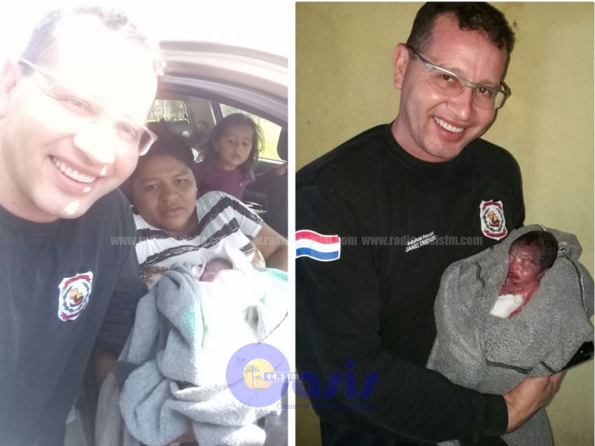 Lindo gesto: Madre dio a luz en el Puesto Policial de la colonia estrella