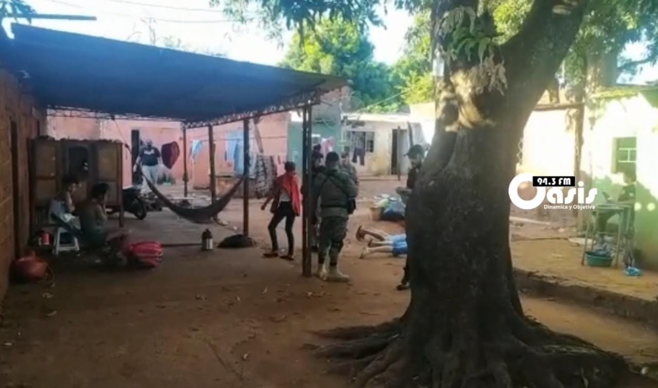 Conocida vivienda dedicada a la comercialización de estupefacientes fue allanada nuevamente