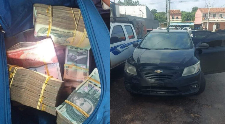 Tras persecución, capturan a asaltantes y recuperan botín de más de G. 200 millones