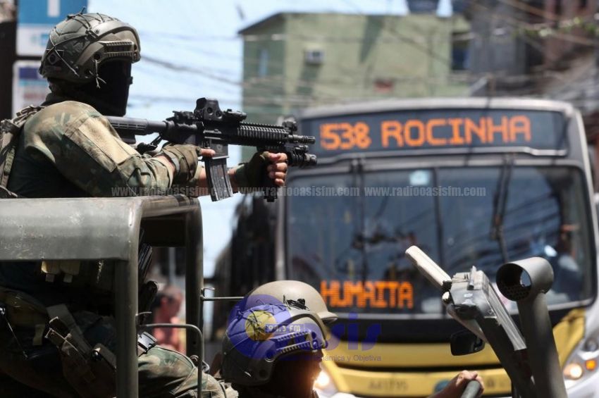 Vasta operación militar en favelas de la zona sur de Río de Janeiro
