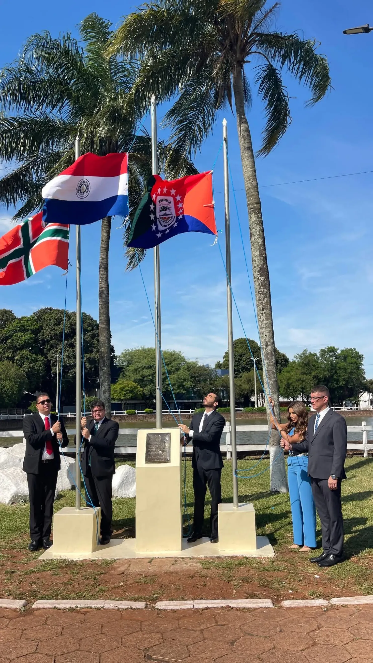 Acto Oficial por los 126 años de Pedro Juan Caballero se realizó en la Laguna Punta Porã