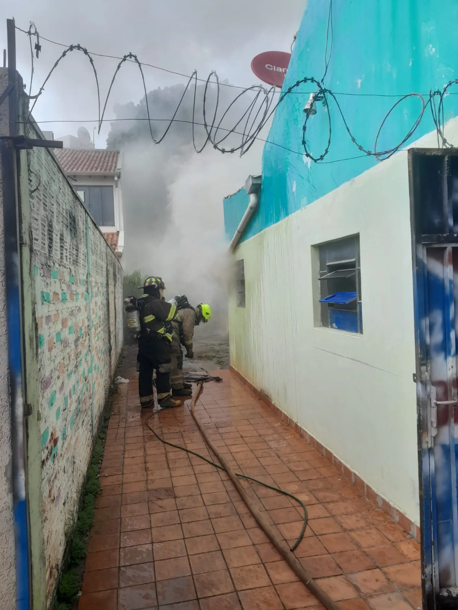 Incendio parcial afecta vivienda en Pedro Juan