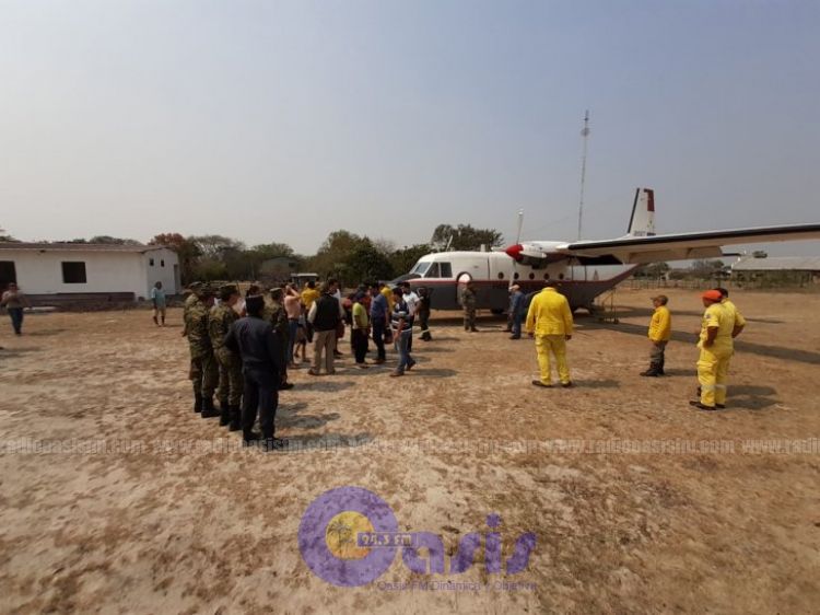 Incendio en el Pantanal: Bomberos forestales y médicos llegan a Bahía Negra