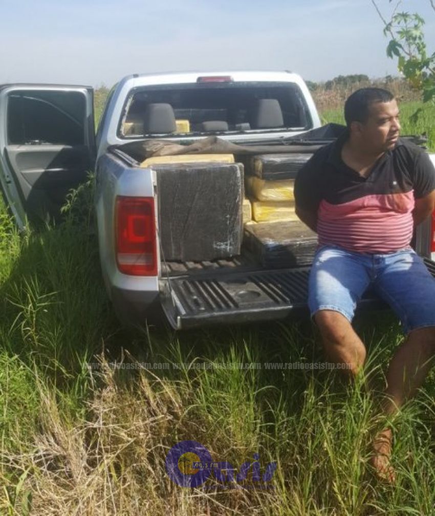 Traficante  cae con 900 kilos de marihuana en camioneta