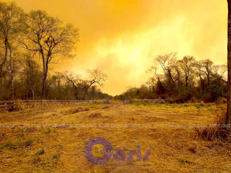Principales focos de incendios se registran en Bella Vista y Chovoreca Chovoreca donde el fuego volvió a avivarse.