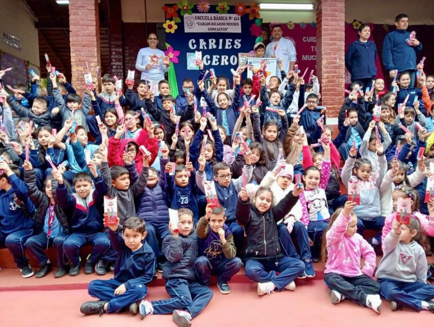 Promueven salud bucodental en escuelas de Canindeyú con la jornada “Sonrisa Saludable”