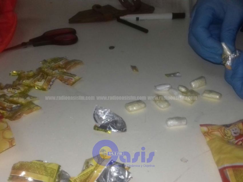 Incautan " caramelos" comprados en Pedro Juan con cocaína