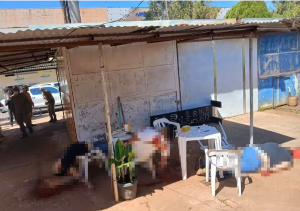 Matan a tres paraguayos en plena línea internacional durante un almuerzo