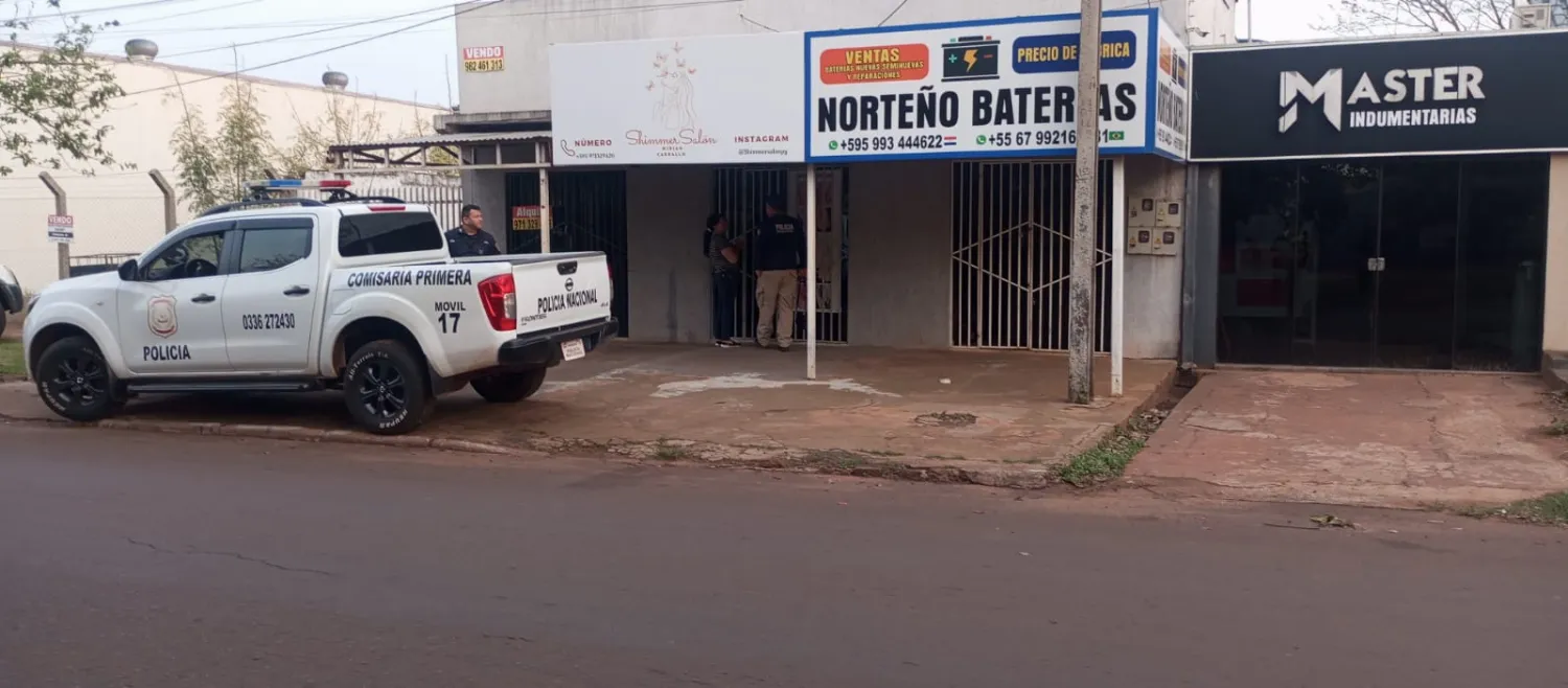 Policía de Amambay investiga robo domiciliario y daños en locales de PJC