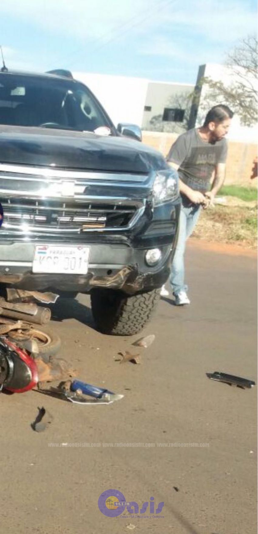 Criminal Omisión de auxilio : Mujer  víctima de accidente se encuentra grave