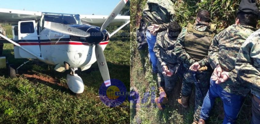 Tiroteo: incautan droga, avioneta y armas