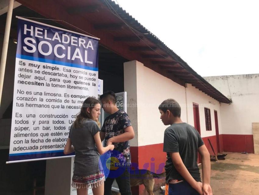Habilitan la heladera social en Pedro Juan