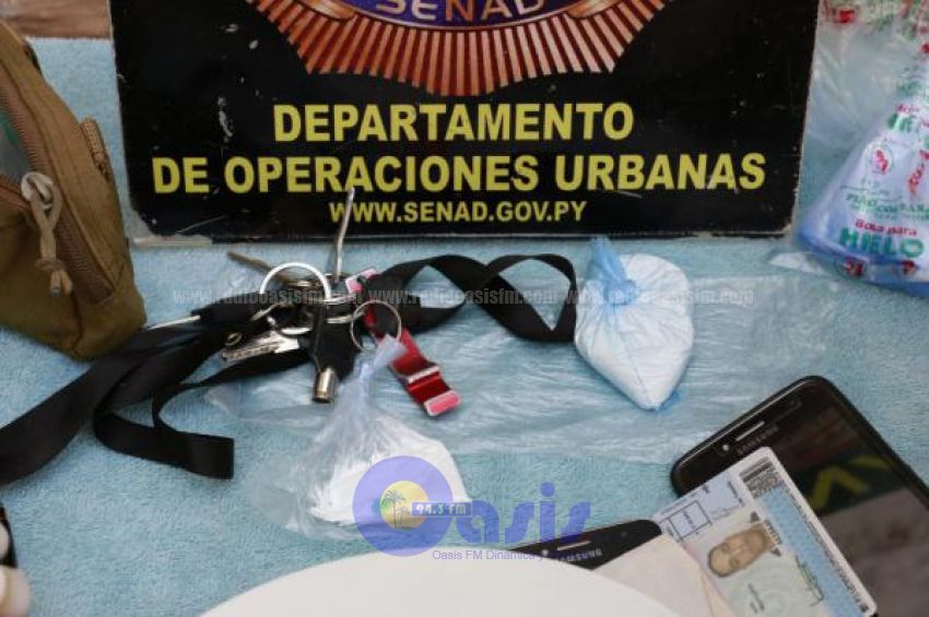 Detuvieron en Barrio Obrero a traficante con cocaína para la venta