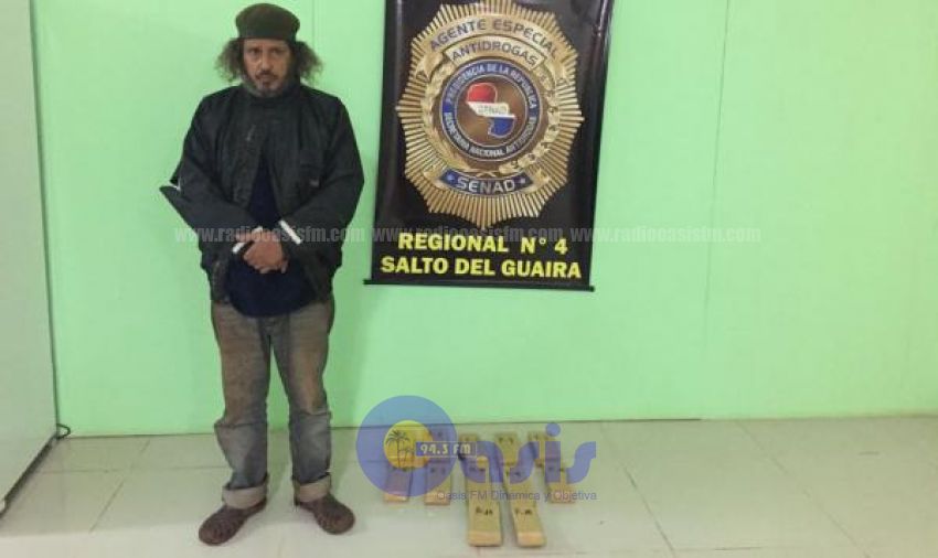 SENAD detiene a brasileño que distribuía drogas