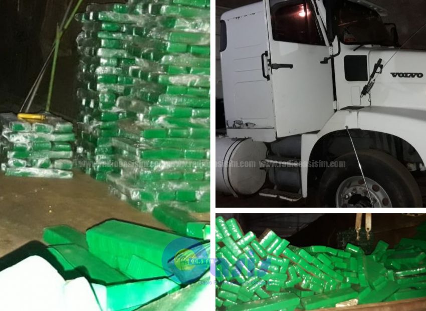 Policía incautó casi una tonelada de marihuana en Pedro Juan