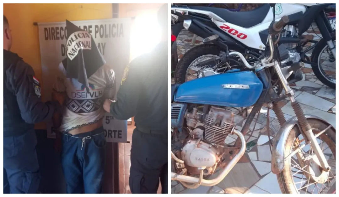 Aprehenden a un hombre tras hurto de motocicleta