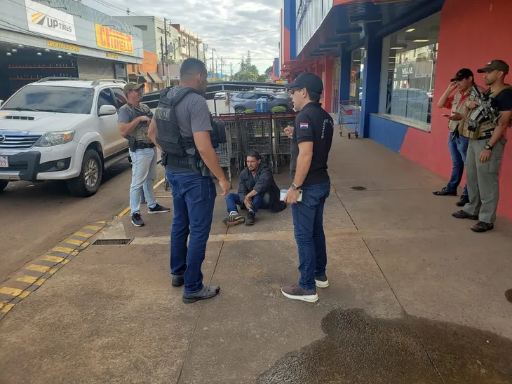 Procesado por narcotráfico en Brasil fue detenido en pleno centro de PJC