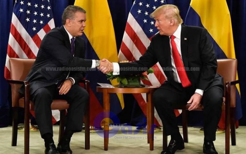 Trump a Ivn Duque: "Hay ms drogas saliendo de Colombia ahora"