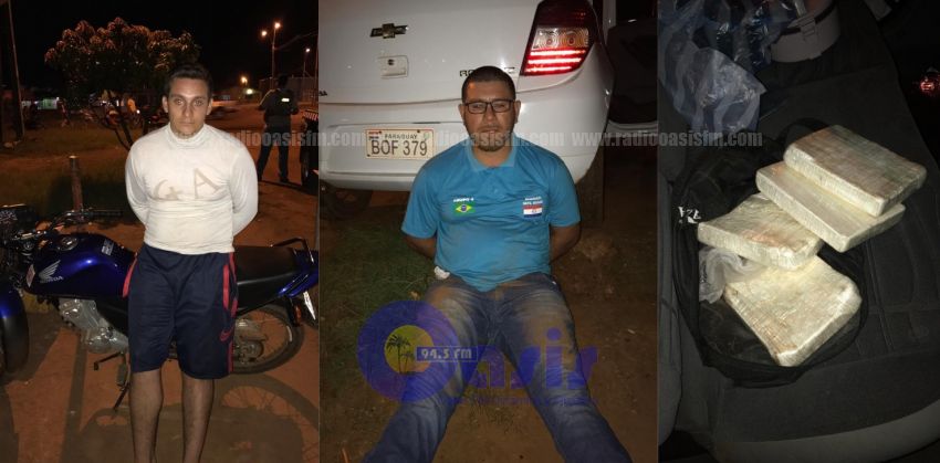 Taxista cae con cocaína en Pedro Juan
