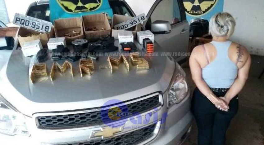 Detienen a una mujer con fusil AK 47 y bala de punto  50 llevada desde Ponta PorÍ£