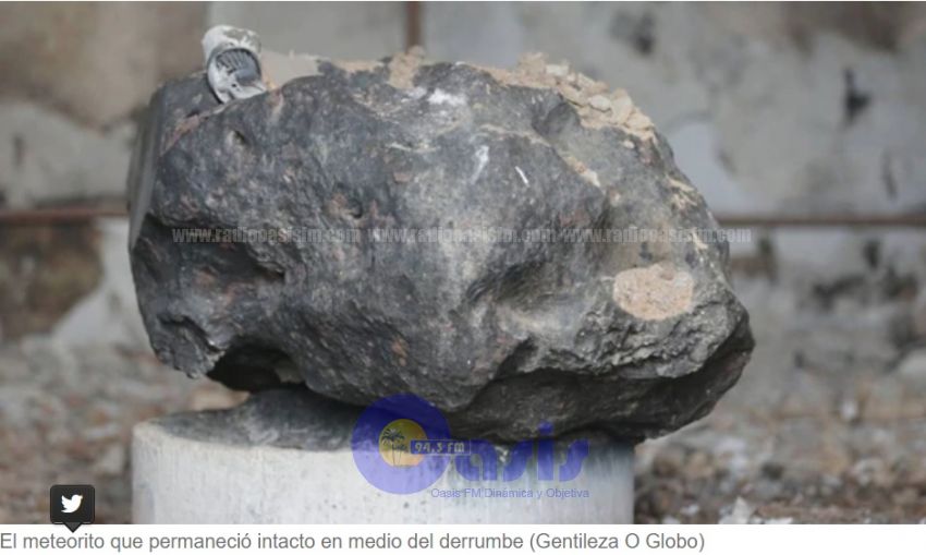 La misteriosa piedra extraterrestre que sobrevivió al incendio en el Museo Nacional de Brasil