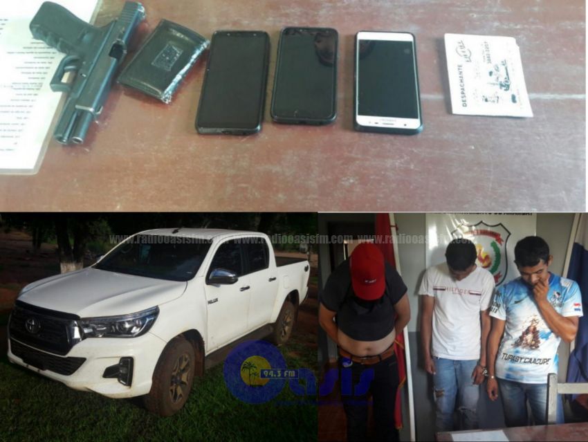 Otro Policía cae en Pedro Juan  con camioneta  robada en Brasil